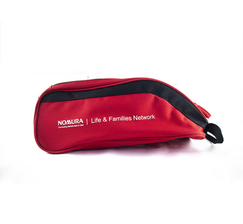 Tour Zipper Ventilate Shoe Storage Bag 300D Polyester Oxford Fabric