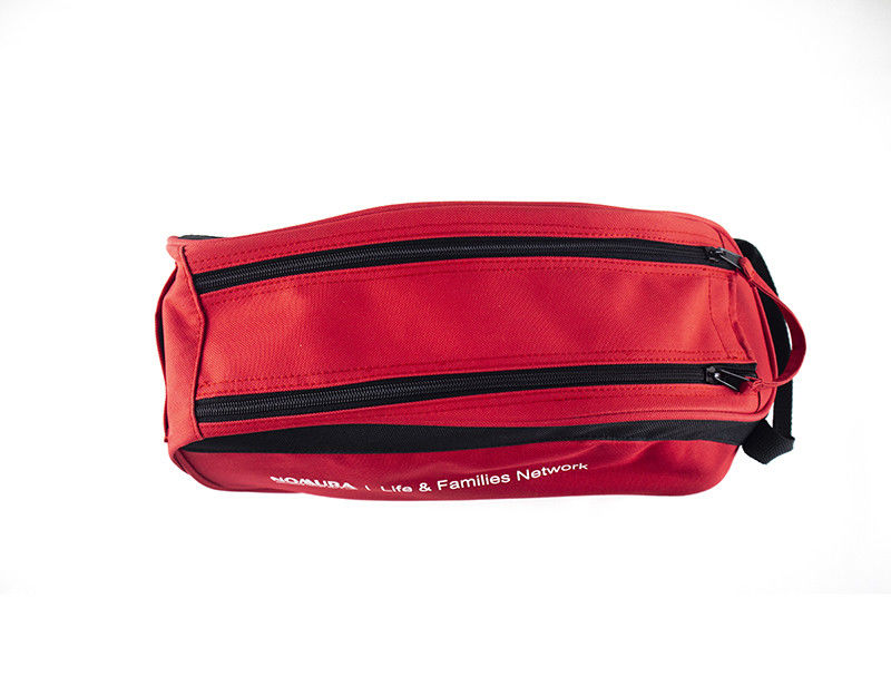 Tour Zipper Ventilate Shoe Storage Bag 300D Polyester Oxford Fabric